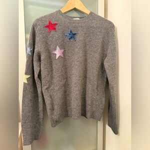 Valentino Gray Wool Crewneck Sweater